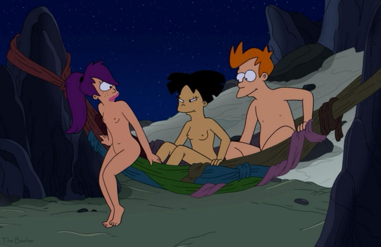 amy_wong female futurama human male philip_j_fry straight the_bashar turanga_leela