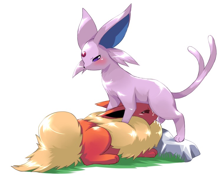 artist_request color dominant_feral eeveelution espeon fellatio female feral flareon fur furry furry_only game_freak interspecies nintendo oral pok&eacute;mon_(species) pokemon pokemon_(species) pokemon_gsc pokemon_rgby purple_fur red_fur source_request straight_hair tail yellow_fur