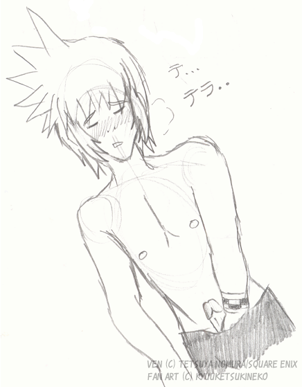 1boy hand_in_underwear kingdom_hearts male_focus male_masturbation male_only masturbation tagme ventus