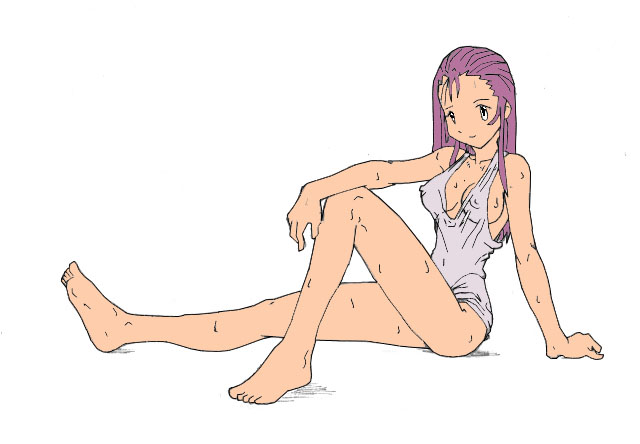 digimon human miyako_inoue purple_hair tagme