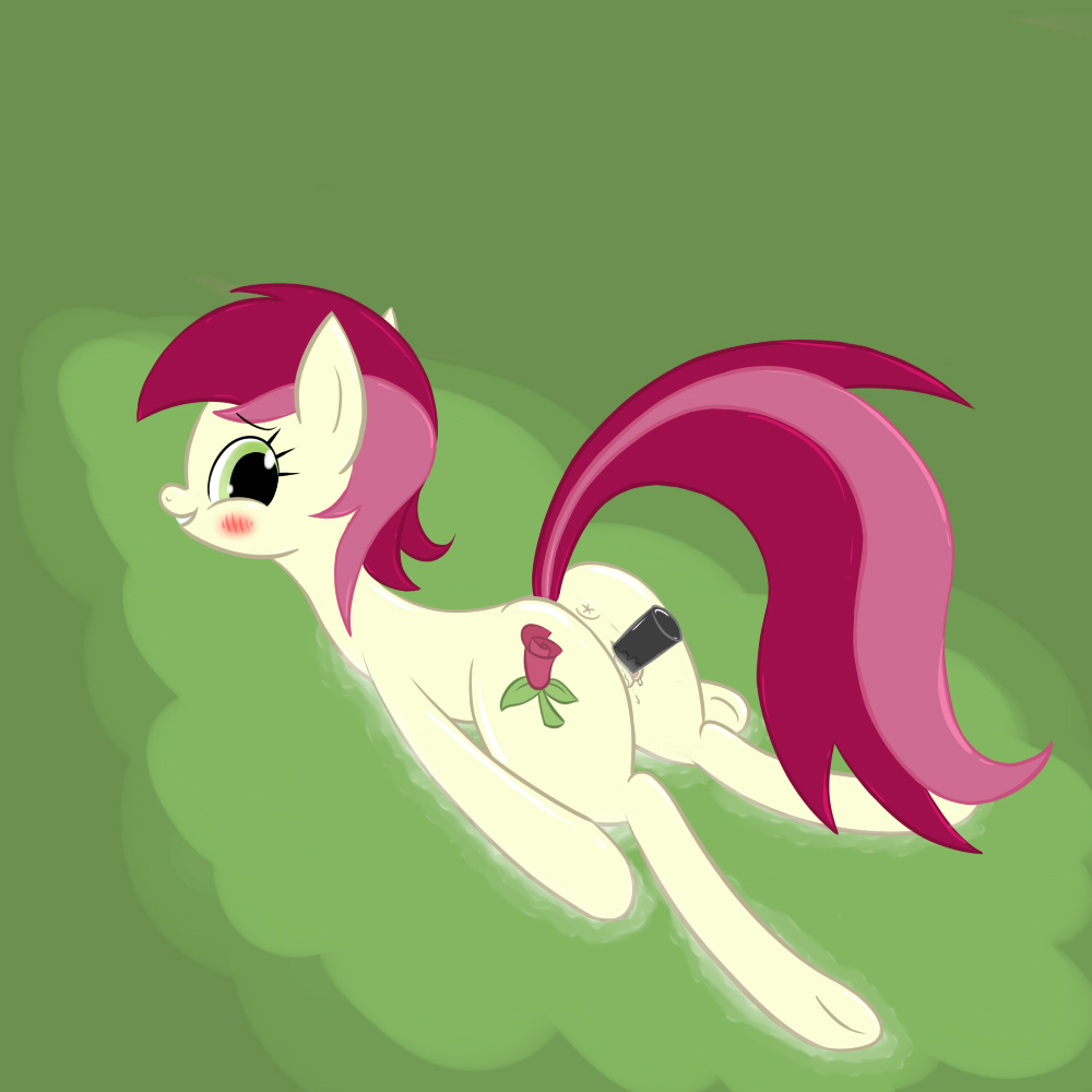 anus blush dildo earth_pony equine female friendship_is_magic green_eyes hooves insertion my_little_pony pink_hair pussy red_hair roseluck_(mlp) solo tail two_tone_hair two_tone_tail vaginal_insertion vaginal_penetration w300