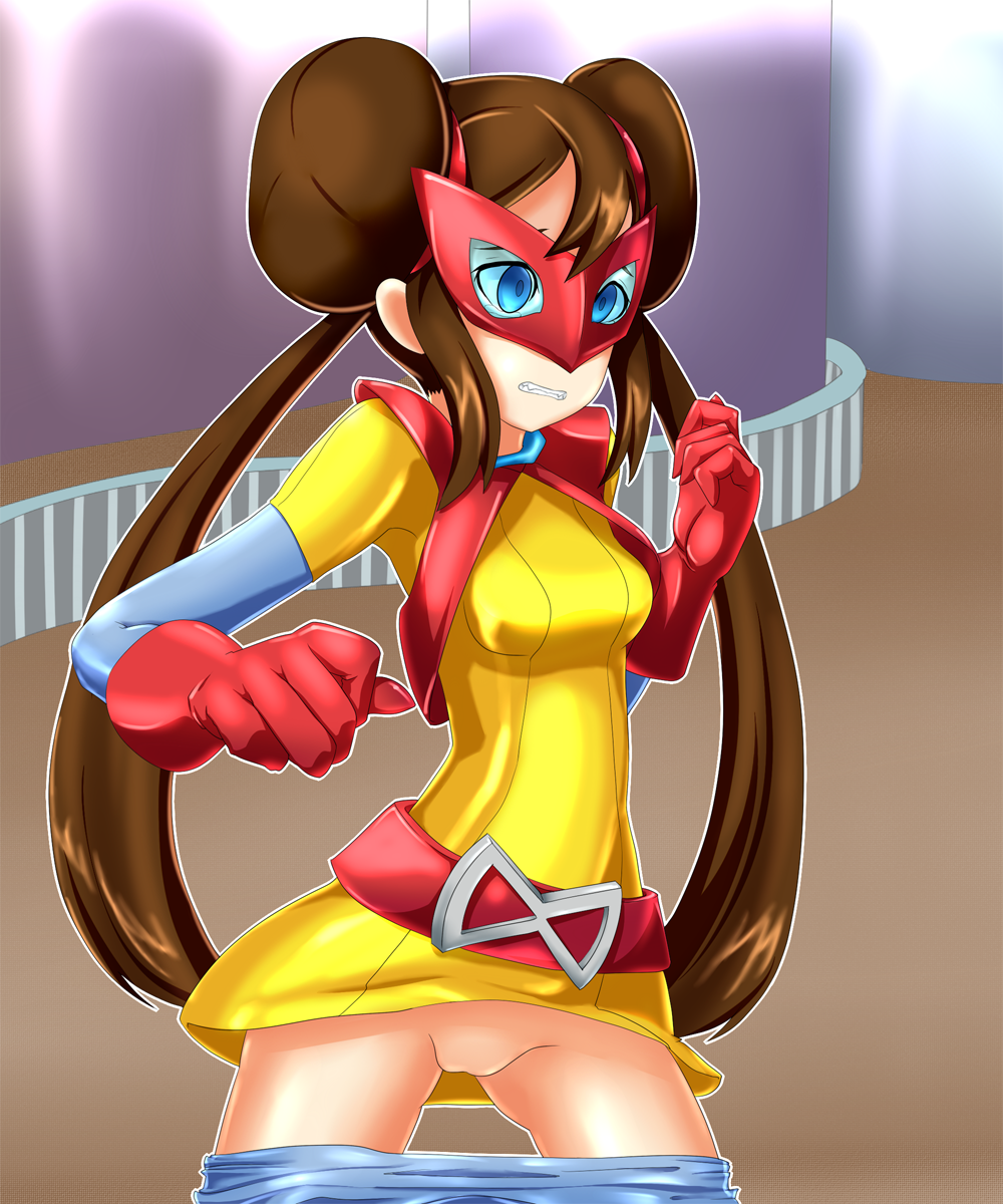 clothes color female female_only human pokemon pokestar_studios rosa_(pokemon) solo standing tagme the_riolu_girl vulva