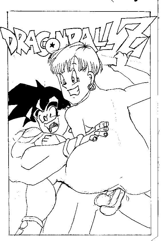 bulma_briefs dragon_ball dragon_ball_z female human male mr_shinobi son_goku straight