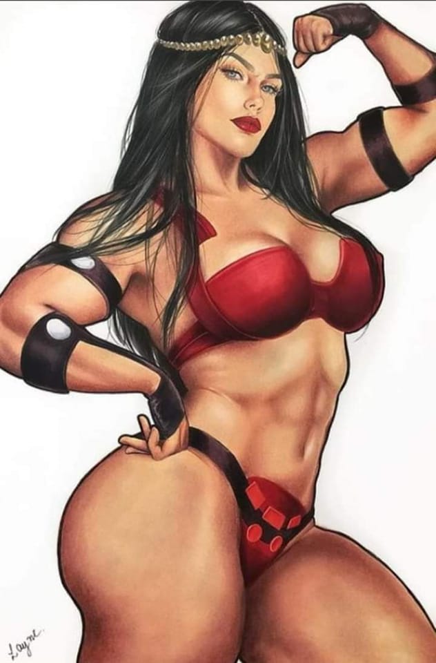 1girls abs barda_free big_barda dc dc_comics female_only mister_miracle_(series) muscular_female solo_female tagme tagme_(artist) thick_thighs