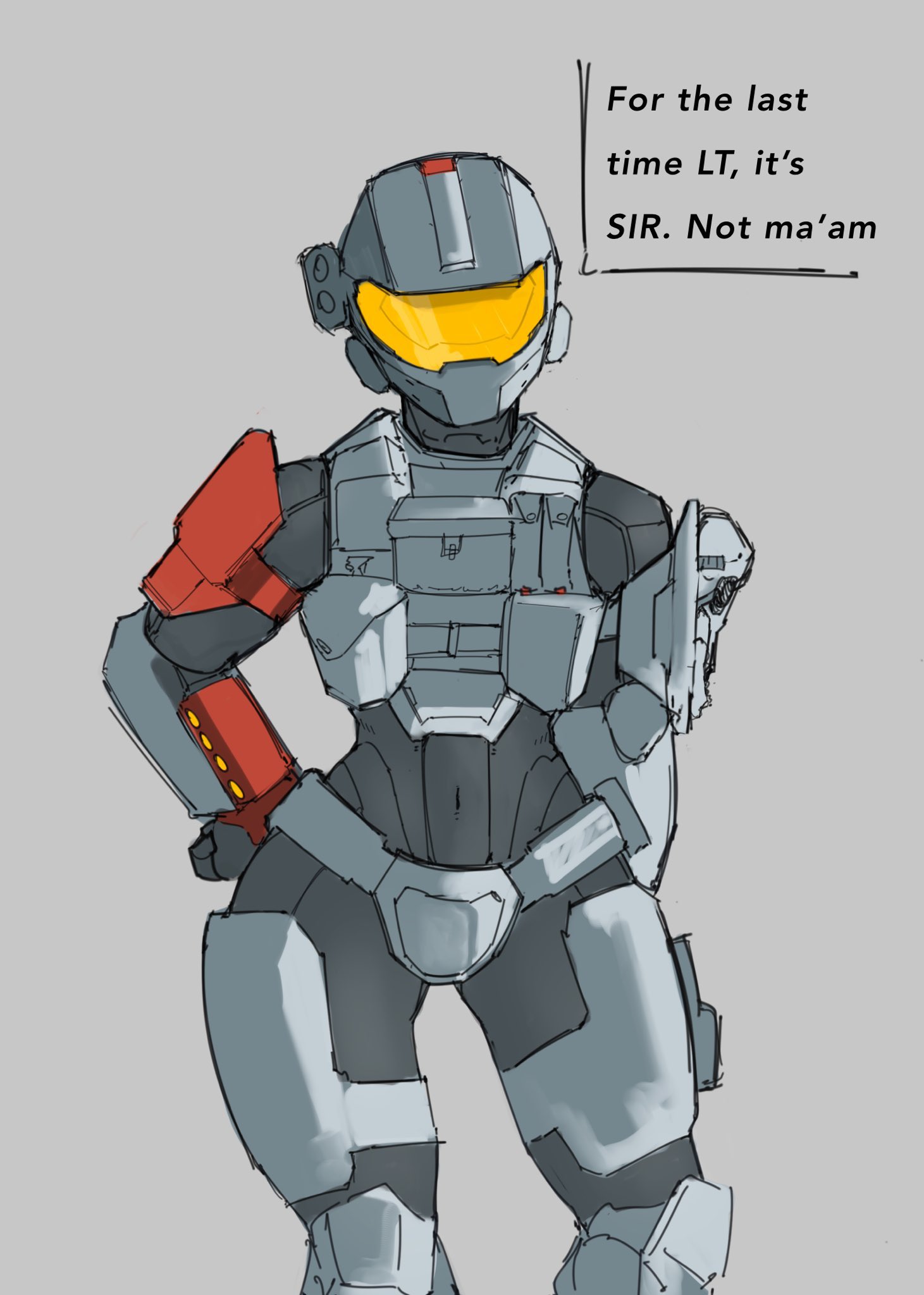 big thighs, cute, dialogue, femboy, halo, halo (game), halo (series), male, scorpion punch, spartan (halo), spl4ts, text