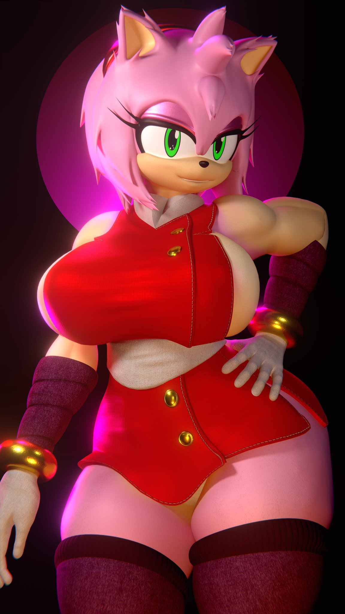 Amy Rose (Sega) Rule 34 Image