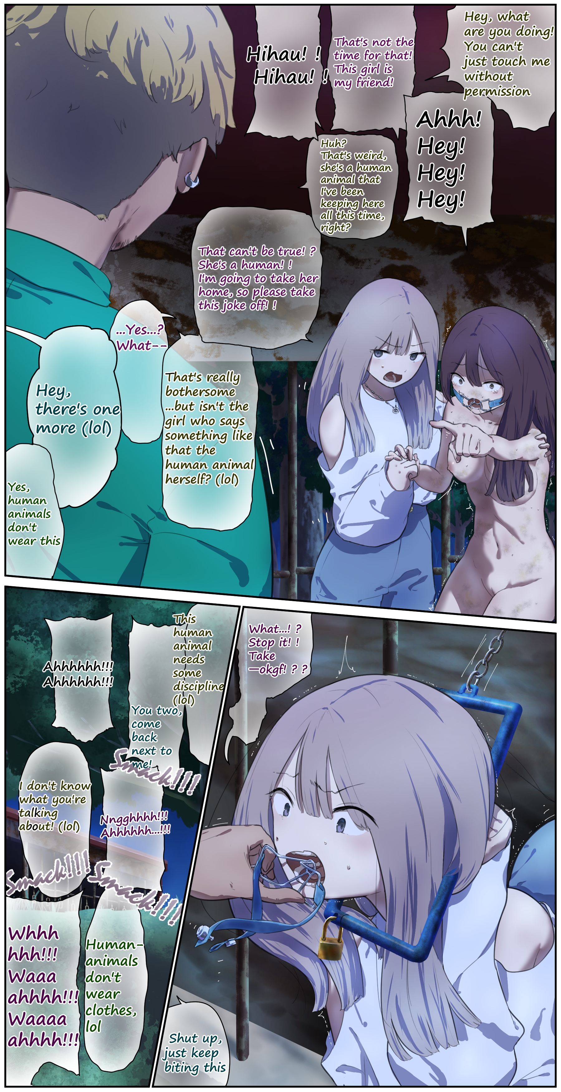 abuse, comic, english, english dialogue, english text, female, femsub, fest (artist), human livestock, male, maledom, rape, translated, women livestock