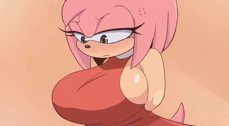 1girls 2d 2d_(artwork) 2d_animation amy_rose animated animated_gif annoyed annoyed_expression anthro big_ass big_breasts chubby clothing_malfunction female gif hedgehog hereapathy jiggling_breasts navel nipples panties sagging_breasts sega shortstack sideboob slightly_chubby sonic_(series) sonic_the_hedgehog_(series) tail thick_thighs topless undressing