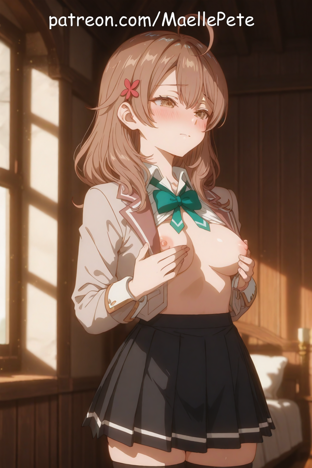 4k ai_assisted ai_generated anime armpits ass beautiful beauty bed bedroom blush breasts breasts_out breasts_out_of_clothes clothed cute fantasy female flat_belly girl girly high_resolution highres human long_hair love maellepetite maria_mikhailovna_kujou medium_breasts naked nipples nude nude_female oil oiled oiled_body oiled_skin partially_clothed petite petite_body petite_female pose shiny_skin skinny slim slim_waist small_breasts smaller_female tokidoki_bosotto_russian_de_dereru_tonari_no_alya-san uncensored undressing wooden_floor young younger_female