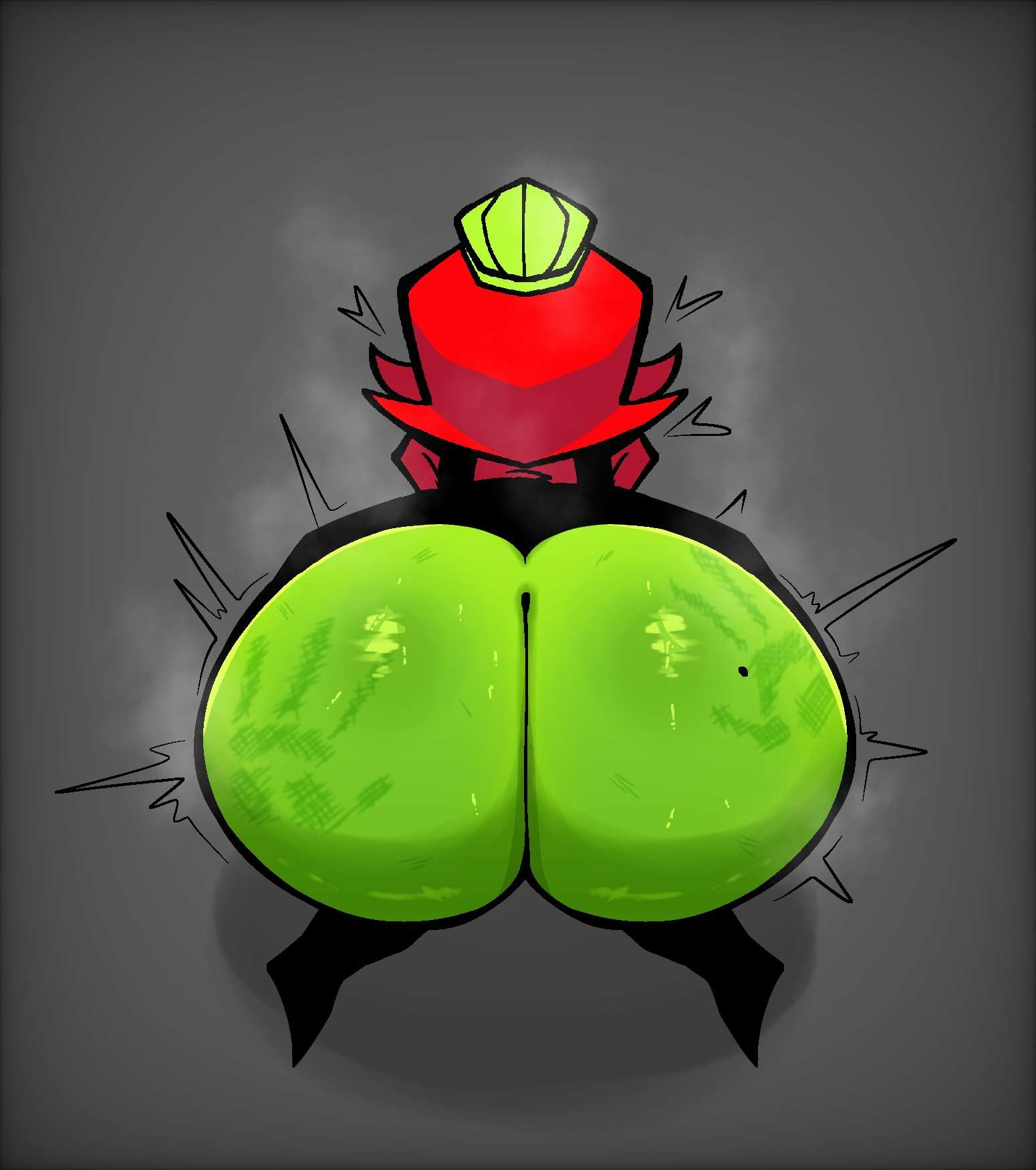 1girls, 2d, 2d (artwork), 2d artwork, annie bell, antonblast, ass, ass window, back view, bare ass, big ass, big butt, black eyes, bottom heavy, bottom heavy female, crazy, crazy eyes, crazy female, crazy smile, evil grin, evil smile, fat ass, fat butt, female, from behind, from below, green body, green skin, green skinned female, grey background, grin, grinning, happy, hips, huge ass, huge butt, imminent death, imminent facesitting, large ass, large butt, larger female, low-angle view, male, mole, nanodude78, pussy, pussy juice, pussy juice drip, pussy juice leaking, pussy juice string, rear view, red hair, short hair, size difference, sketch, sketch page, skirt lift, smaller male, smile, smiling, summitsphere, suspender skirt, suspenders, teeth, teeth clenched, teeth showing, text, thick thighs, thighs, vaginal fluids, wet pussy, wide hips
