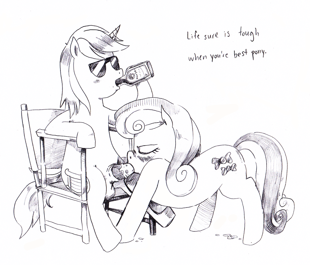 bonbon_(mlp) friendship_is_magic lyra_heartstrings_(mlp) my_little_pony smooth_skin tripsocho