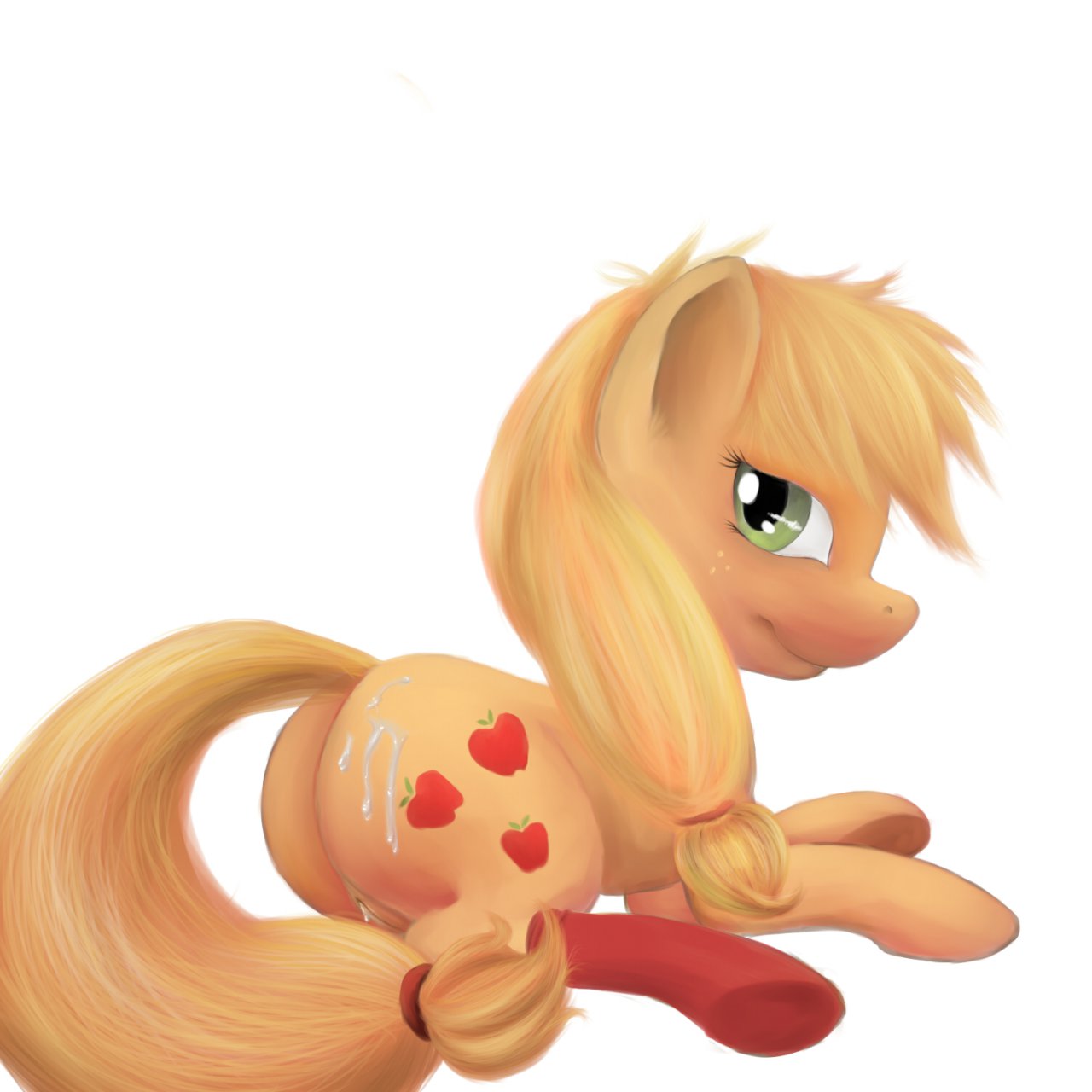 applejack_(mlp) earth_pony equine female female_only friendship_is_magic fur mustakrakish my_little_pony pony smooth_skin solo tagme