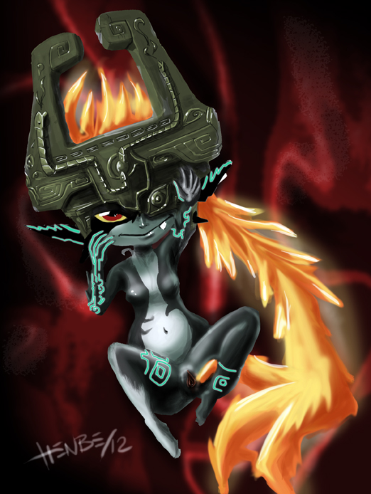 1girls female female_only henbe imp_midna midna solo tagme the_legend_of_zelda twilight_princess