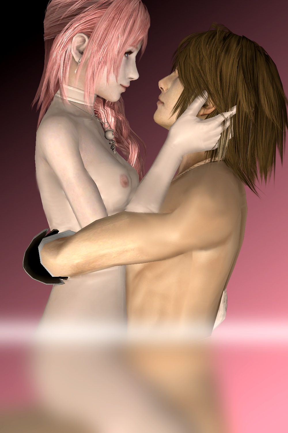 1boy 1girls 3d female final_fantasy final_fantasy_xiii final_fantasy_xiii-2 human male noel_kreiss serah_farron straight tagme