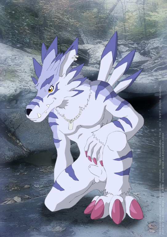 aledon_rex digimon male_only solo solo_male tagme weregarurumon