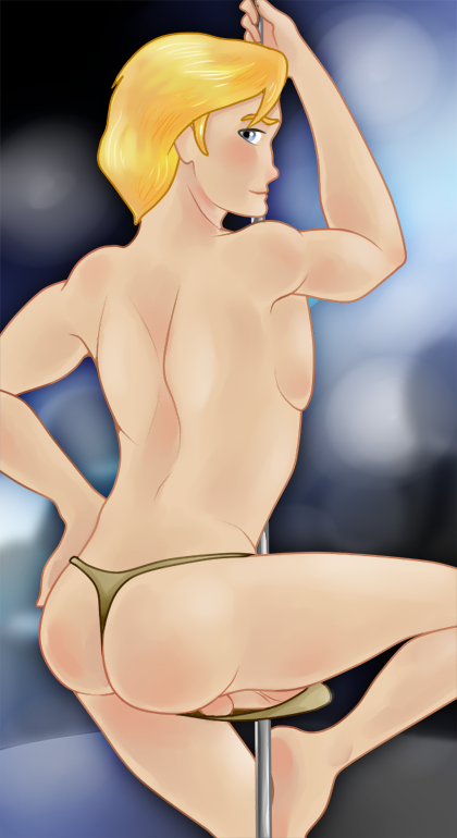 cartoon_network gay generator_rex male male_only noah_nixon solo solo_focus solo_male stripper_pole tagme thong yaoi