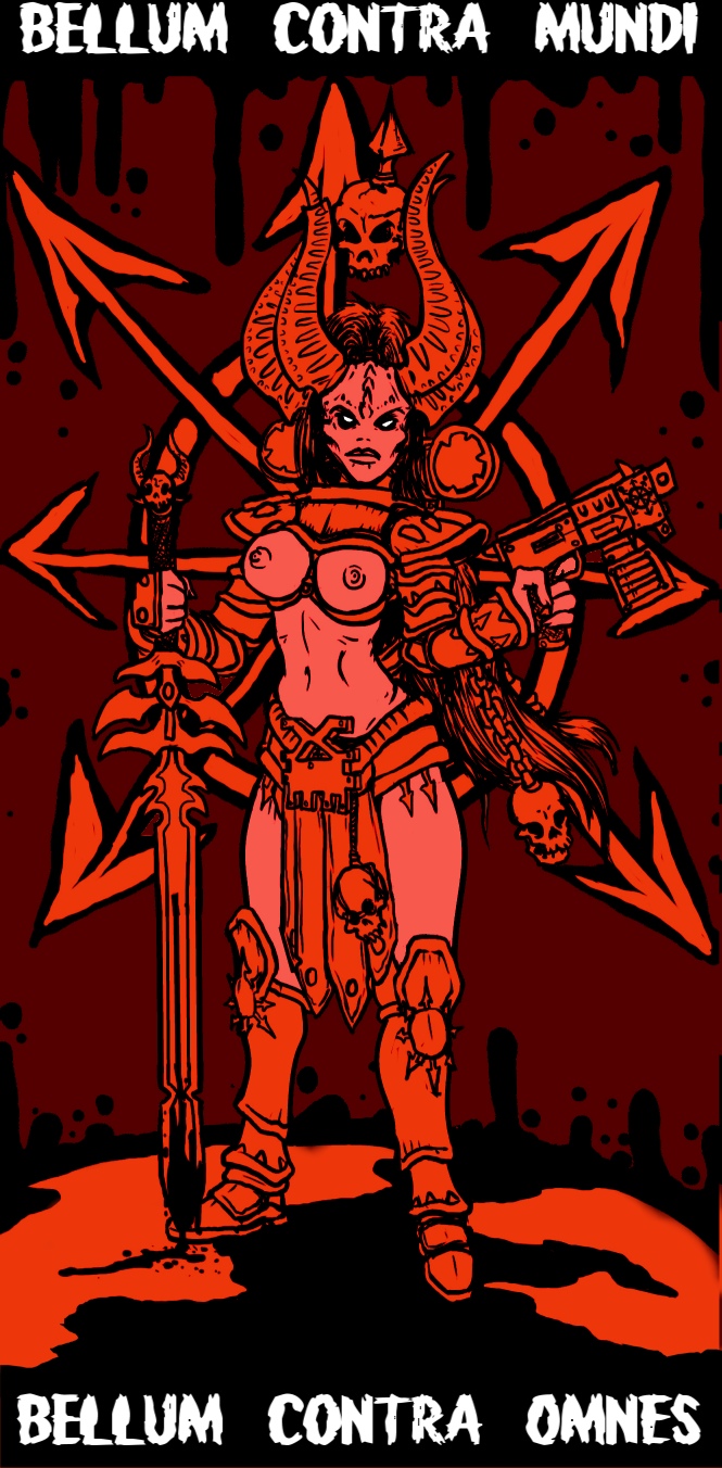 1girls chaos_(warhammer) chaos_daemon female female_only fleatrollus khorne latin_text solo_female tagme text warhammer_(franchise) warhammer_40k