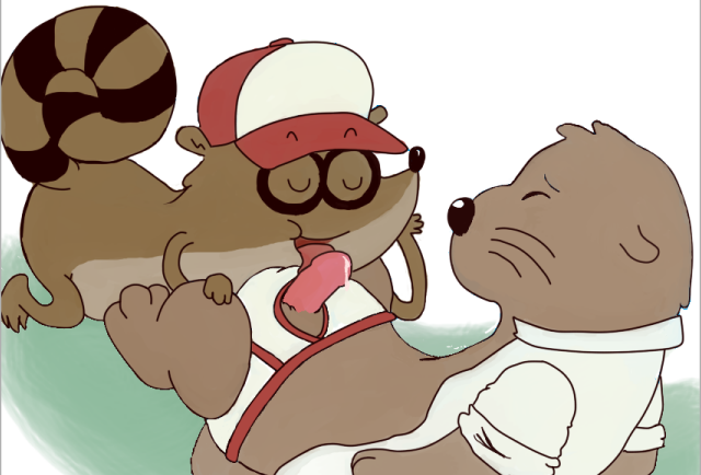 doug_(regular_show) fellatio male_only oral regular_show rigby tagme