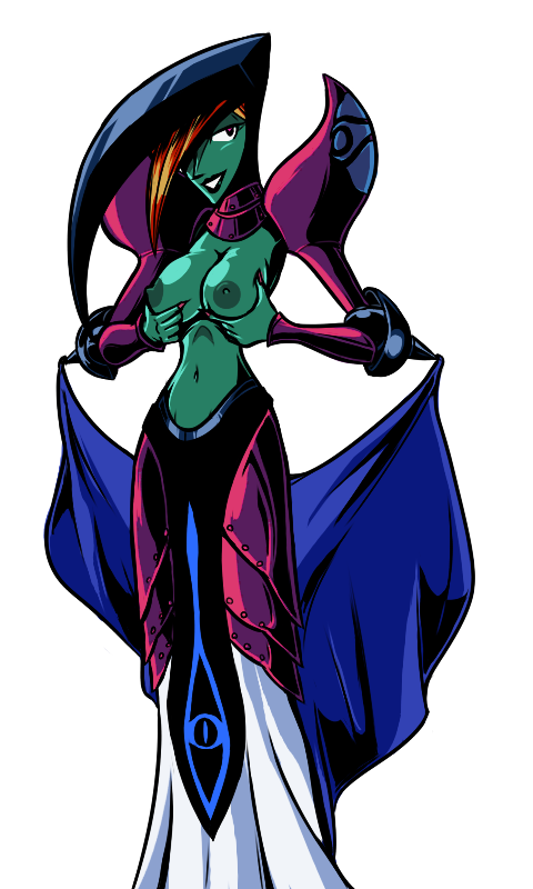 1girls areolae breast_grab breast_squeeze breasts female female_only hair_over_one_eye nipples oracle_of_ages solo stompertron the_legend_of_zelda topless veran