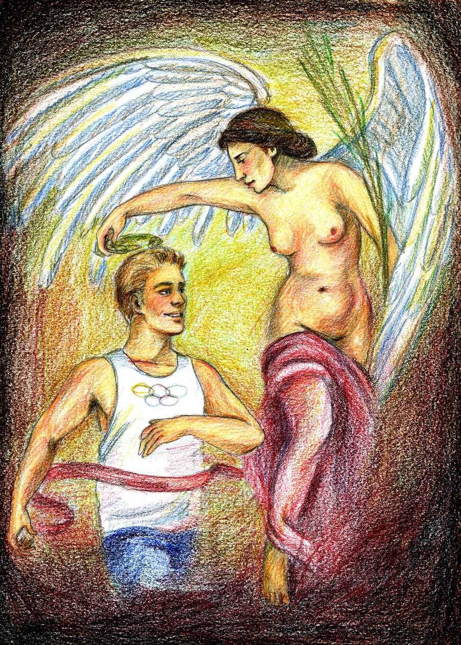 angel angels crayon_(artwork) death greek_mythology mythology nike olympics tagme