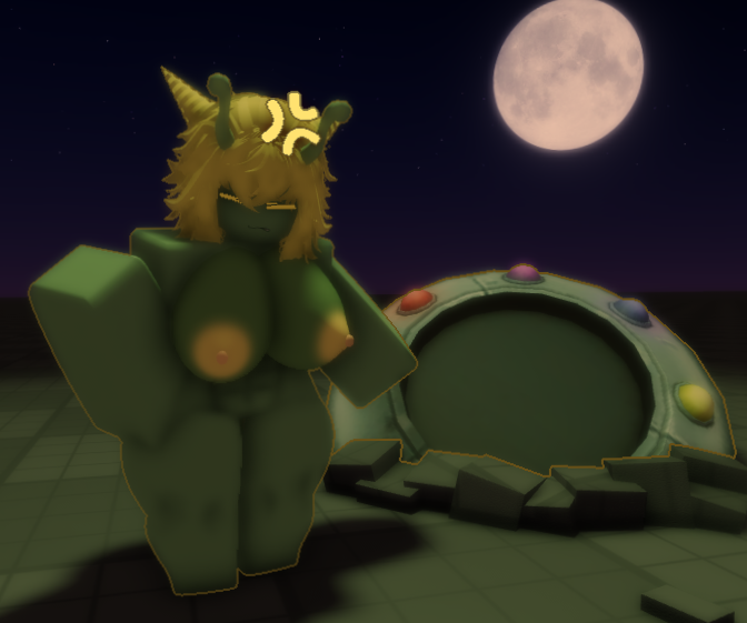 1girls 3d alien_girl alien_on_anthro areolae artist_request baseplate breasts green_skin minstlu minstlu_oc night nipples nude porn roblox roblox_avatar robloxian robux source_request tagme yellow_eyes