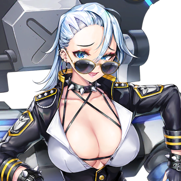 big_breasts black_uniform blue_eyes bumcha cleavage color ear_piercing earrings female female_focus female_only fingerless_gloves forehead game_cg gloves hair_between_eyes hoop_earrings last_origin leather_bracelet looking_at_viewer medium_hair military_uniform open_clothes open_mouth smile smiling smiling_at_viewer sonia_(last_origin) spiked_bracelet spiked_collar spikes sunglasses transparent_background uniform white_hair