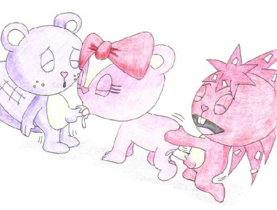 flaky_(htf) giggles_(htf) happy_tree_friends rule_63 shadowlink350 tagme toothy_(htf)