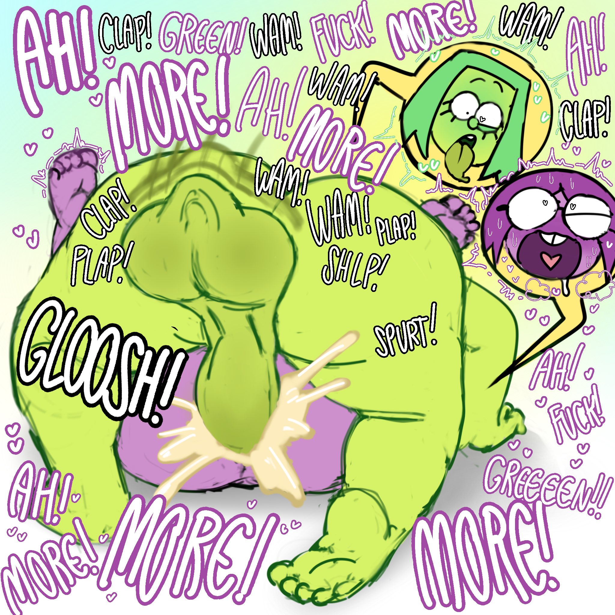 2026, 2futas, ahe gao, chef, cum, cum inside, cumming, deltarune, deltarune chapter 5, english text, futanari, green (deltarune), mating press, oogabutt, penetration, seth (deltarune), tagme