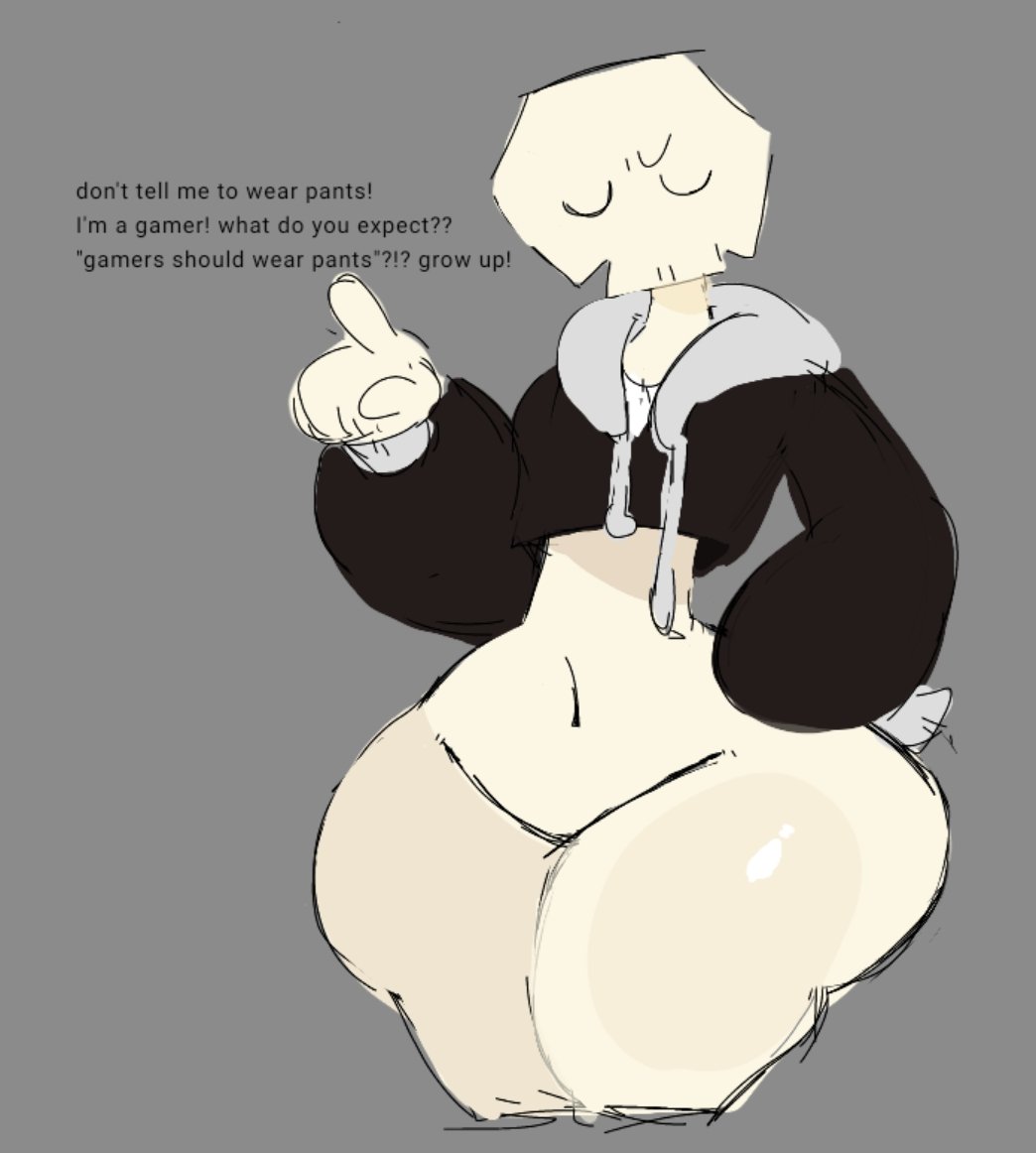 fusionanimations, gamer, gay, male, male focus, male only, markitstuffed, no panties, no pants, no underwear, object show, object shows, skull, skull (tdos), skull head, tdos, the daily object show, thick thighs