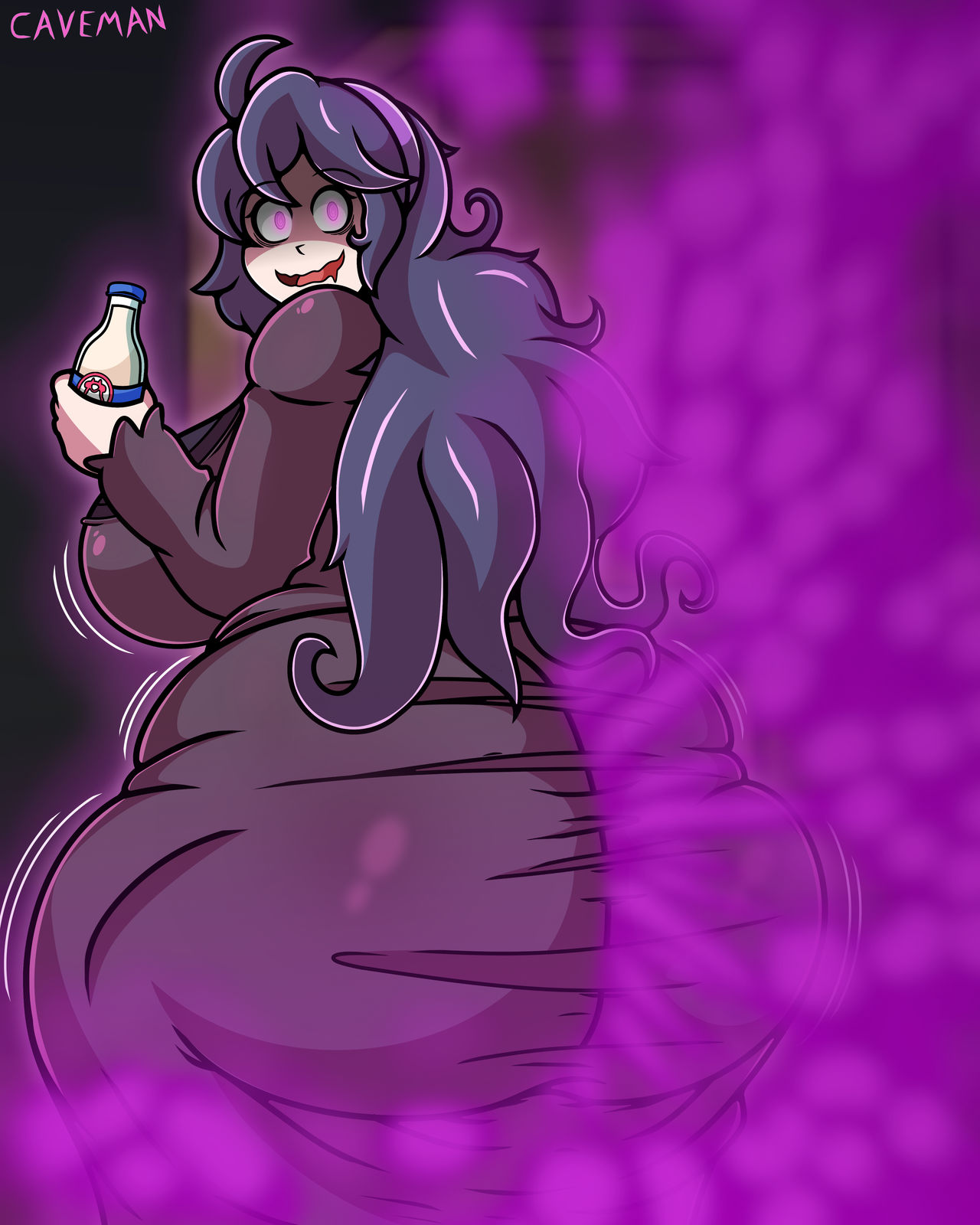 alternate_version_available ass ass_bigger_than_head ass_focus back_view barely_contained big_breasts black_hair breasts bubble_butt caveman147 chubby chubby_female clothed digital_art fart fart_cloud fart_everywhere fart_fetish farting fat_ass female game_freak glowing_eyes hex_maniac huge_ass huge_fart milk miltank nintendo pawg pokemon purple_eyes sideboob sweat sweatdrop sweating sweaty sweaty_body sweaty_butt talking_to_viewer text thick thick_ass thick_thighs tight_clothes tight_clothing tight_fit wide_ass wide_hips wobbling_ass