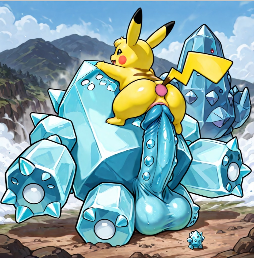 ai_assisted ai_generated buttplug furry pikachu pokemon regice