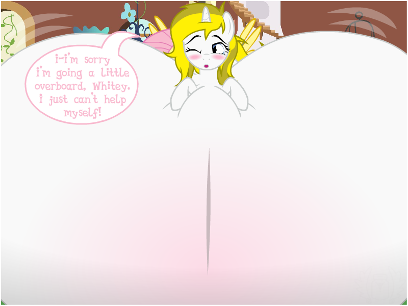 balls balls_on_floor belly belly_bed big_balls big_penis canon_x_oc dialogue female fetish flashequestria fluttershy_(mlp) futa_on_female futanari horsecock impossibly_large_balls impossibly_large_belly impossibly_large_penis inflation inflation intersex my_little_pony nude oc open_mouth pegasus penis pony rule_63 this_will_end_in_explosions unicorn white_heart_(oc)