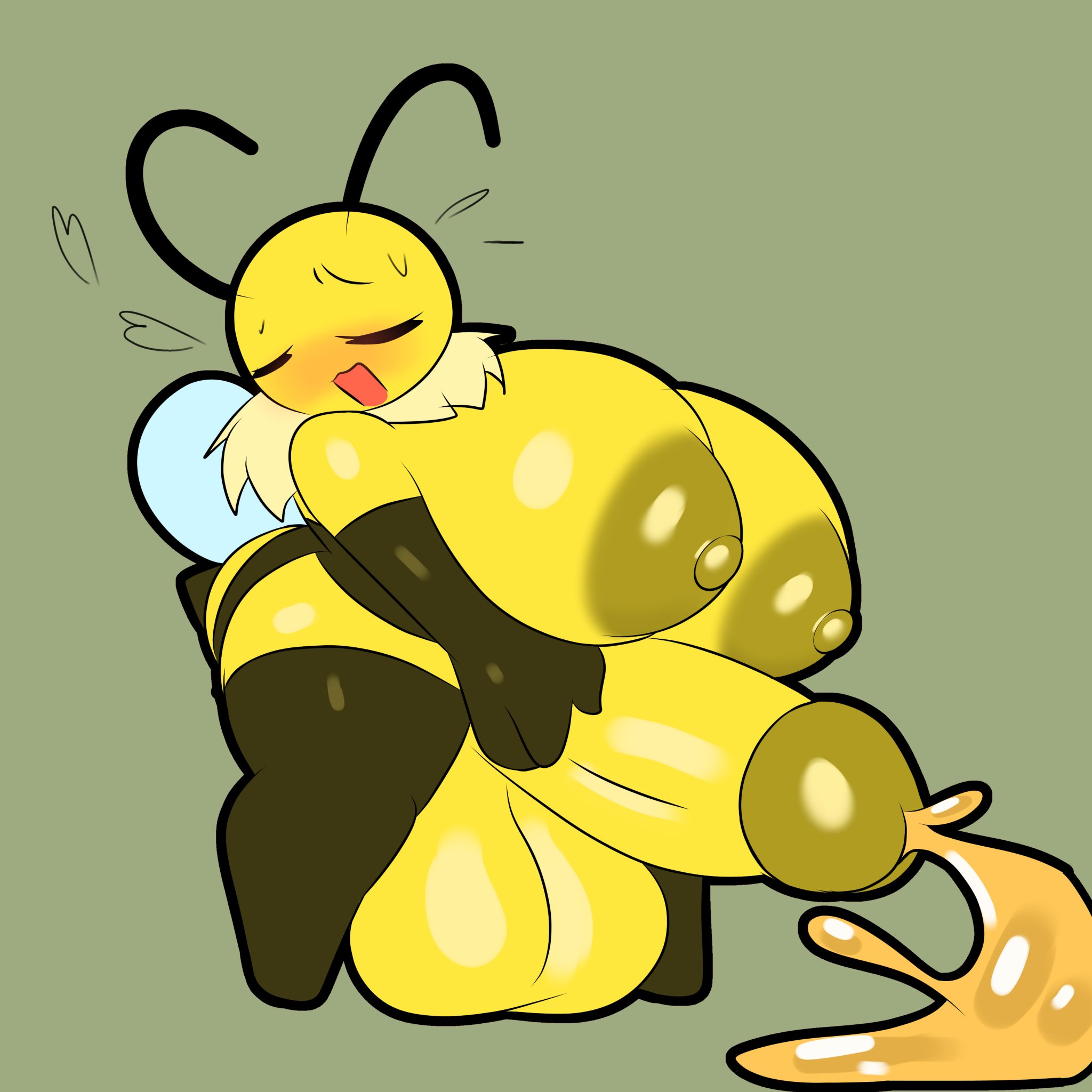 1futa, areolae, arthropod, ass, balls, bee, big ass, big balls, big breasts, big butt, big penis, blush, breasts, bug fables, cum, cumming, cumming honey, dick, ejaculation, erection, flavored cum, furry, futa only, futanari, honey, honey cum, huge cock, humanoid, humanoid penis, hymenopteran, intersex, masturbation, nipples, orgasm, penis, solo, standing, sweat, tha randomu, thick ass, thick thighs, thighhighs, thighs, trandomu, vi (bug fables)