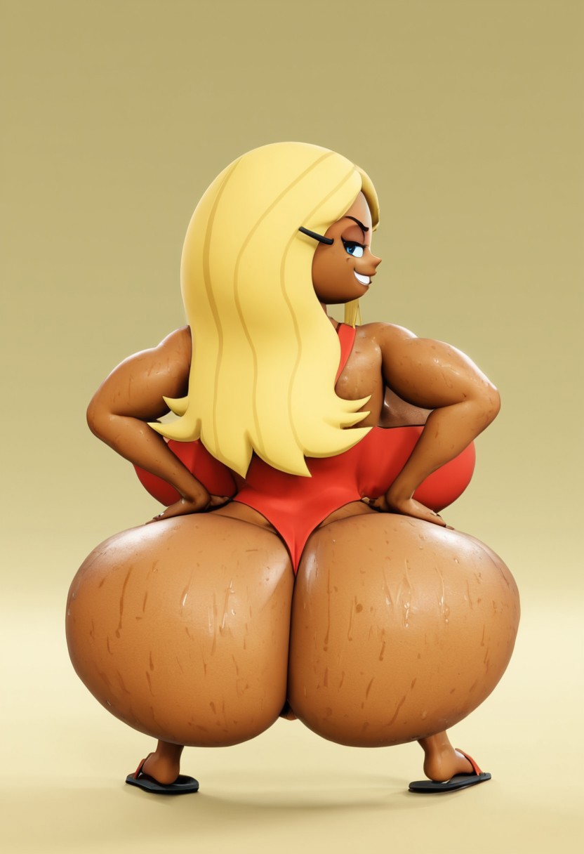 1girls 3d 3d_model ai ai_generated big_ass big_breasts big_butt blonde_hair female female_only huge_ass huge_butt kick_buttowski kick_buttowski:_suburban_daredevil lifeguard shannon_(kick_buttowski) simple_background solo solo_female tagme tan_body tan_skin thicc thick_ass thick_thighs voluptuous voluptuous_female vulkyasha_(style)