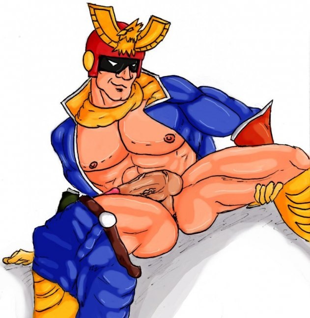 bara captain_falcon f-zero gay k3rry male male_only muscles yaoi