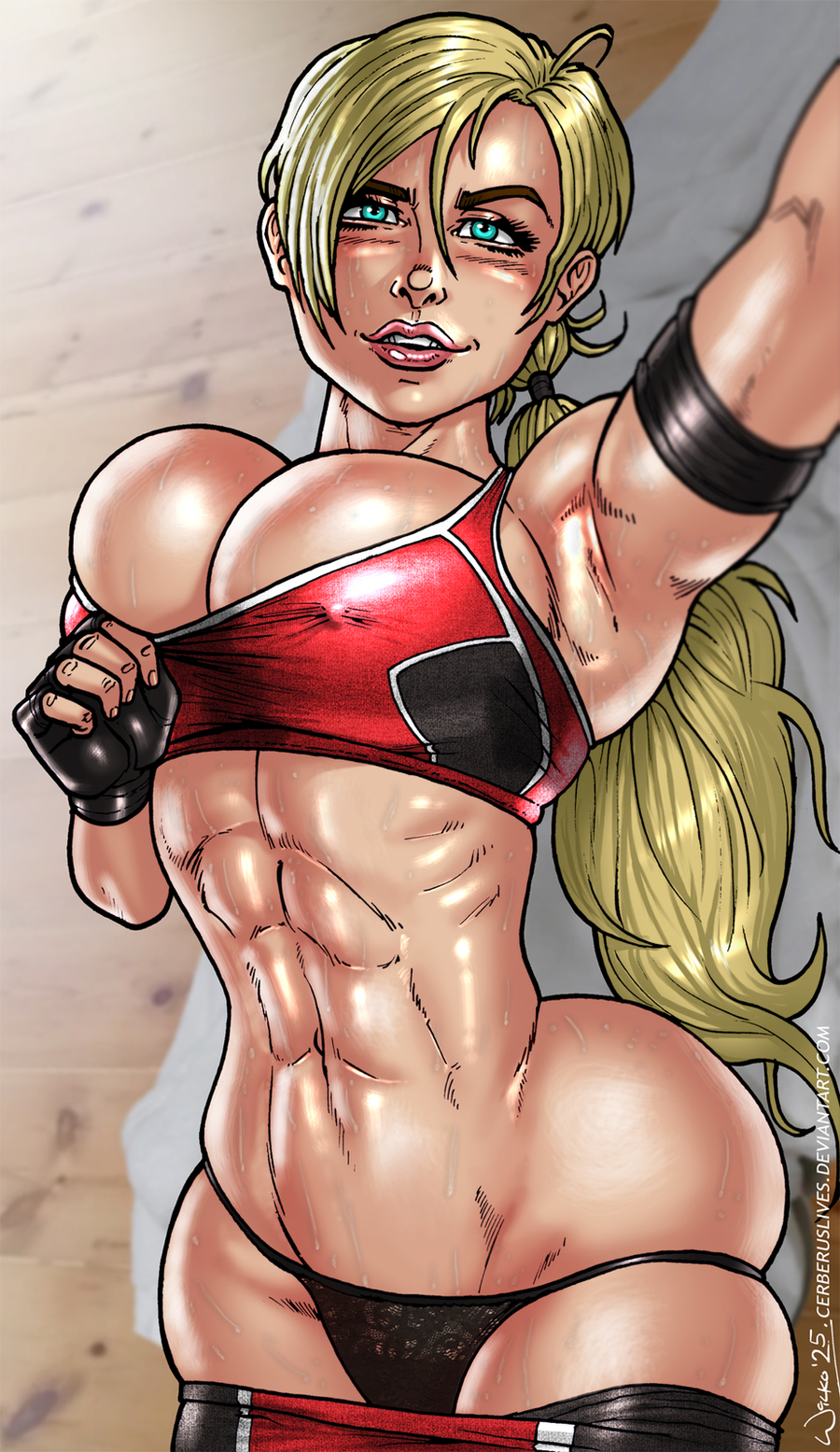 1girls, abs, ass, breasts, cassie cage, cerberuslives, female, female only, huge ass, huge breasts, human, mortal kombat, skindentation, solo, solo female, tight clothing, voluptuous, wilko