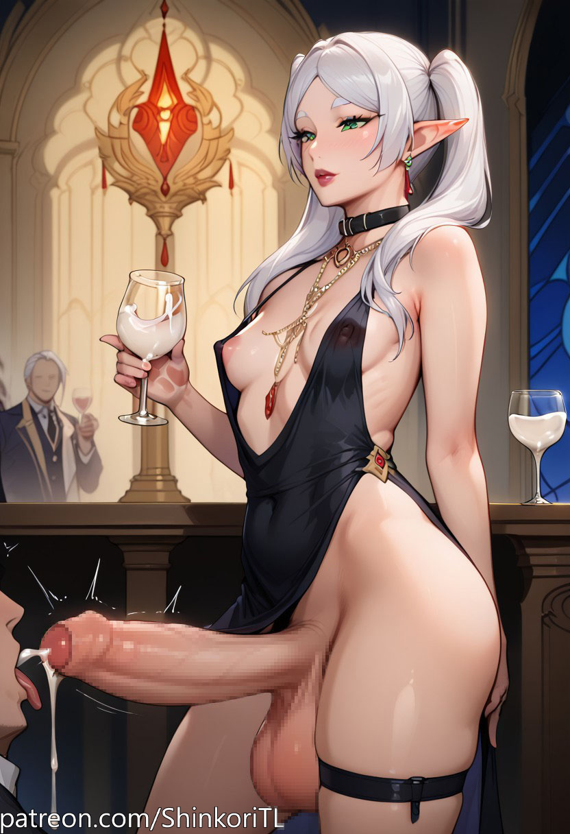 1futa ai_generated big_areola big_ass big_balls big_nipples big_penis black_dress blush casual_exposure censored choker collar cum cum_drip cum_in_cup cum_in_glass cum_in_mouth cumming cumshot dress drunk earrings ejaculation elf elf_ears elf_futanari erect_penis erection frieren frieren_beyond_journey's_end futa_on_male futa_only futa_sans_pussy futanari glass glass_of_cum green_eyes holding_glass huge_ass huge_balls huge_cock jewelry lipstick looking_at_viewer navel necklace nipples nipples_visible_through_clothing perky_breasts petite puffy_nipples red_lipstick revealing_clothes revealing_outfit shinkoritl slutty_clothing slutty_outfit small_breasts solo solo_focus solo_futa sousou_no_frieren thick thick_thighs thigh_strap thighs twintails white_eyebrows white_hair wide_hips wine wine_glass