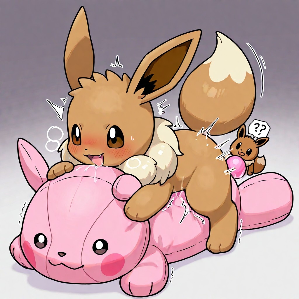 ai_assisted ai_generated eevee furry horny male_only pokemon solo