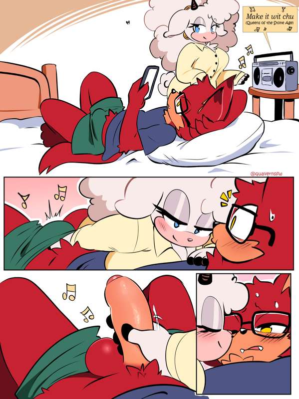 1boy, 1boy1girl, 1girl, 1girls, adorable, gadget the wolf, handjob, lanolin the sheep, masturbation, quavernsfw, sega, sonic (series), sonic the hedgehog (idw), sonic the hedgehog (series), straight