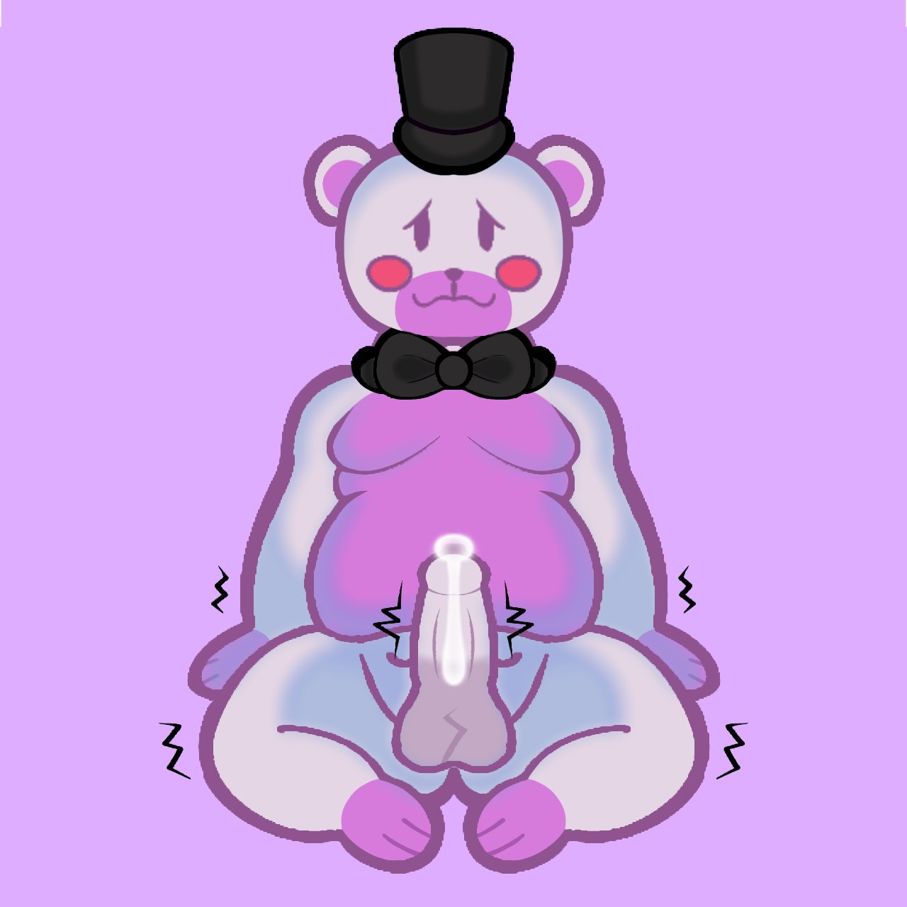 1anthro 1furry accessories_only animal_genitalia animal_penis anthro anthro_male anthro_only bear black_bow_tie black_bowtie black_hat black_top_hat black_tophat bow_tie bowtie chubby chubby_anthro chubby_male cock dick digital_drawing_(artwork) digital_media_(artwork) five_nights_at_freddy's fnaf freddy_fazbear's_pizzeria_simulator furry furry_male furry_male_only furry_only genitalia genitals hat helpy jpeg looking_at_viewer looking_at_you male male_furry male_only moobs nervous nervous_smile no_male_nipples one_color_background only_furry overweight overweight_male penis pink_background pink_fur precum precum_bubble precum_drip precum_on_penis red_cheeks scottgames shaking sitting sitting_down slightly_chubby slightly_chubby_anthro slightly_chubby_male smile smiling smiling_at_viewer solo solo_anthro solo_furry solo_male ta_nu_kki top_hat tophat trembling trembling_lines two_tone_fur ursid ursine white_body white_fur