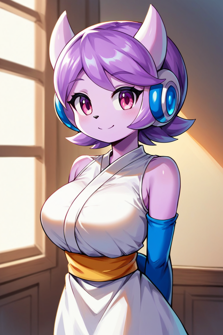 ai_generated anthro aquatic_dragon big_breasts cposample dragon female female_protagonist freedom_planet freedom_planet_2 looking_at_viewer off_model poor_quality sash_lilac video_games water_dragon\r\nlow_effort