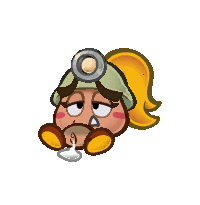 after_sex cum cum_drip cum_inside cum_leak goomba goombella hardhat mario_(series) midnightspook nintendo paper_mario pixel_art ponytail sprite tied_hair transparent_background