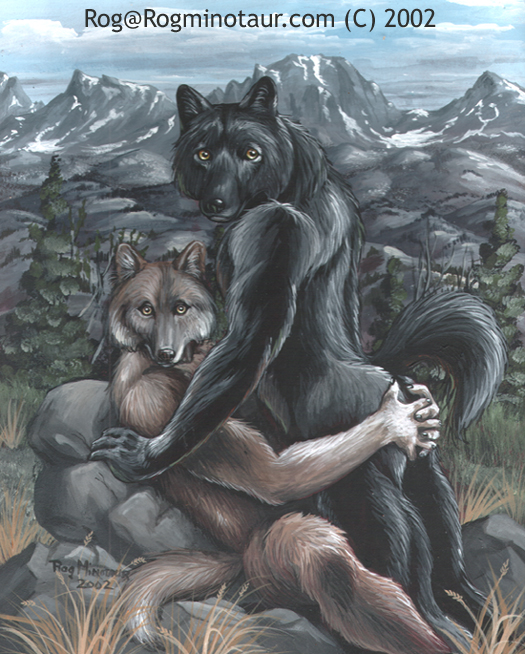 2002 anthro canine friends fur furry gay male rog_minotaur sex wolf