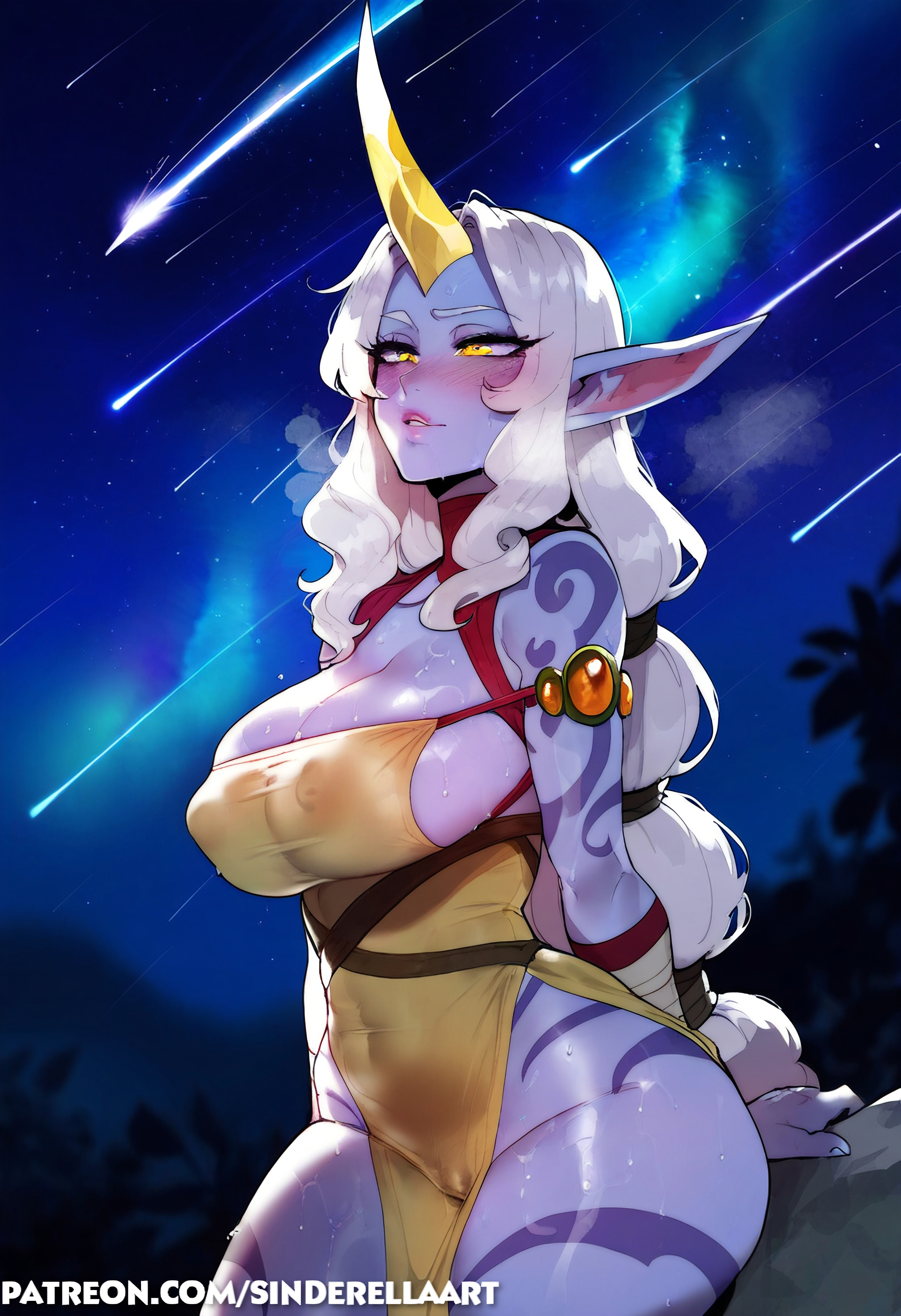 1girls, ai generated, ass, big ass, big breasts, big butt, breasts, female, huge breasts, large ass, large breasts, league of legends, riot games, sinderellaart, soraka, tencent