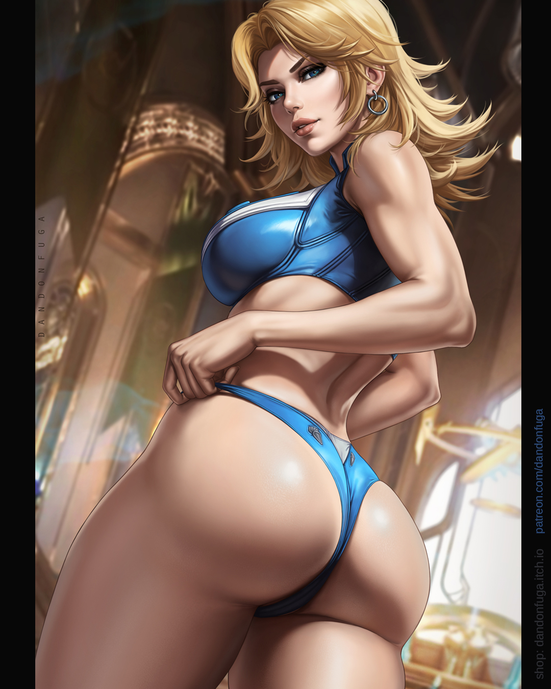 1girls, 2025, 2d, absurd res, absurdres, ass, ass focus, athletic, athletic female, back view, backside, big ass, big breasts, big butt, black eyelashes, black eyeliner, black eyeshadow, blonde hair, blue clothing, blue eyes, breasts, busty, child bearing hips, clothed, clothed female, clothing, dandon fuga, deviantart link, eyelashes, eyeliner, fantastic four, female, female focus, female only, femdom, fit, fit female, high resolution, highres, hips, invisible woman, invisible woman (marvel rivals), large ass, large butt, leotard, light skin, light-skinned female, long hair, looking at viewer, marvel, marvel comics, marvel rivals, medium hair, no ai, rear view, sideboob, slim female, slim waist, solo, solo focus, sue richards, sue storm, superhero costume, superheroine, thick ass, thick butt, thick thighs, thighs, tina (polybuzz), toned, toned ass, toned body, toned female, twitter link, very high resolution