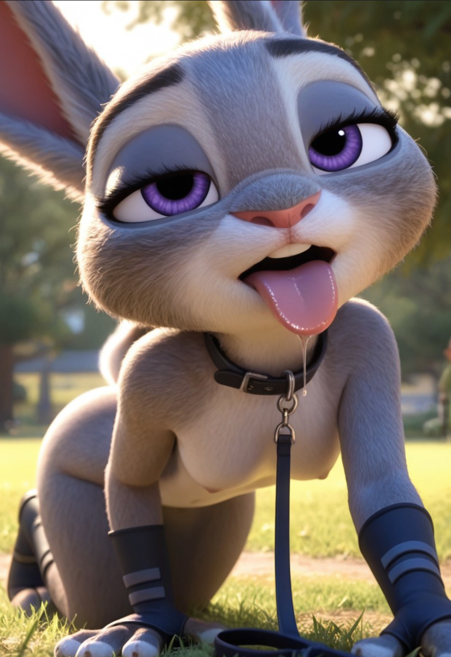 1anthro, 1furry, 1girls, ai assisted, ai generated, all fours, anthro, anthro female, anthro focus, anthro furry, anthro only, ass, black collar, black eyelashes, black leash, black pupils, breasts, buckteeth, civitai, close up, close up face, close up view, close-up, closeup, closeup view, collar, coloredbin ai, coloredbin.ai, cotton tail, curvy, curvy anthro, curvy female, curvy figure, dog collar, dramatic lighting, drool, drool on tongue, drooling, drooling tongue, ears up, eyelashes, face close up, face close-up, face closeup, face focus, female, female anthro, female focus, female furry, female only, fingerless gloves, footwear, fully naked, fully naked anthro, fully naked female, fully nude, fully nude anthro, fully nude female, furry, furry anthro, furry female, furry focus, furry only, gloves, grass, grey body, grey footwear, grey fur, grey gloves, grey hair, grey handwear, handwear, judy hopps, leash, leash and collar, leashed, leashed anthro, leashed collar, leashed female, lidded eyes, low angle, low angle view, low view, low-angle view, mouth close up, mouth close-up, mouth closeup, on all four, on all fours, on knees, open mouth, open mouth tongue out, open mouth tongue-out, outdoor exposure, outdoor nudity, outdoors, park, park background, petite, petite body, petite female, pink inner ear, pink nose, purple eyes, rabbit, rabbit ears, rabbit girl, rabbit humanoid, rabbit nose, rabbit tail, saliva, saliva drip, saliva on tongue, saliva trail, seductive, seductive eyes, seductive gaze, seductive look, seductive mouth, seductive pose, short female, shortstack, small boobs, small breasts, small female, small tits, solo, solo anthro, solo female, solo focus, solo furry, tail, toeless footwear, tongue, tongue out, tongue out open mouth, two-tone body, two-tone fur, two-tone hair, upper teeth, visible nipples, white body, white fur, white hair, white underbelly, yiff, zootopia