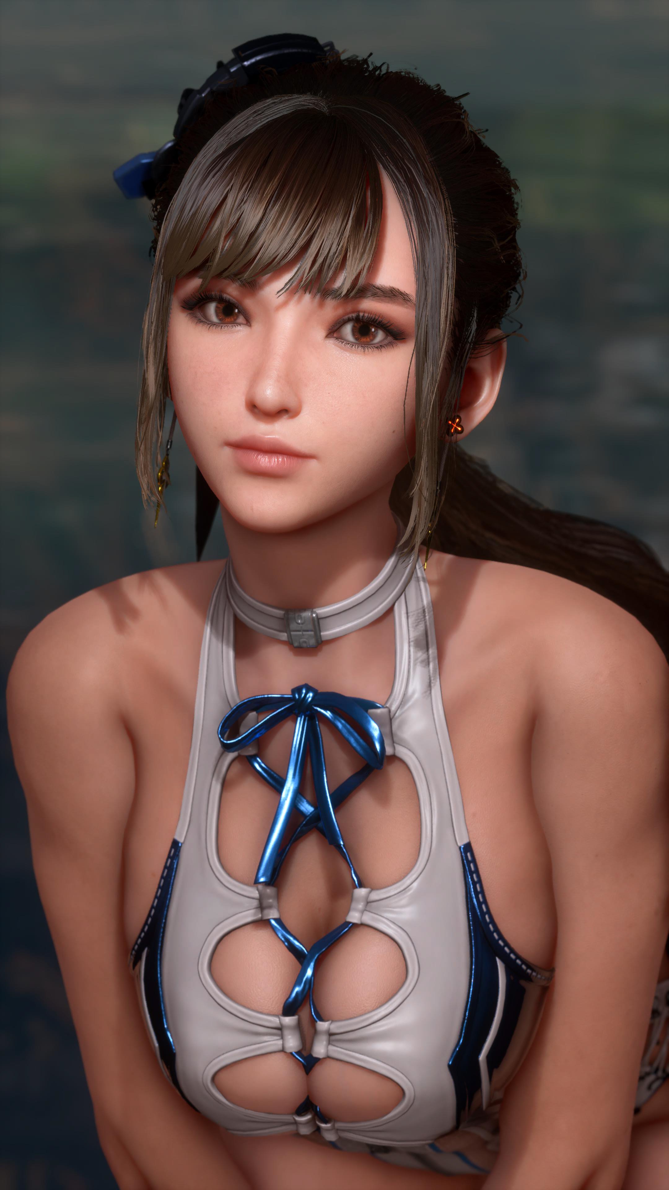 3d, eve (stellar blade), female, solo, solo focus, stellar blade