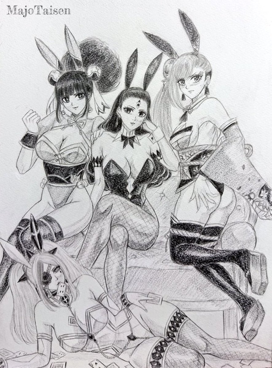 lingerie_bunnies majo_taisen mata_hari yaoya_oshichi yim_wing_chun zenobia