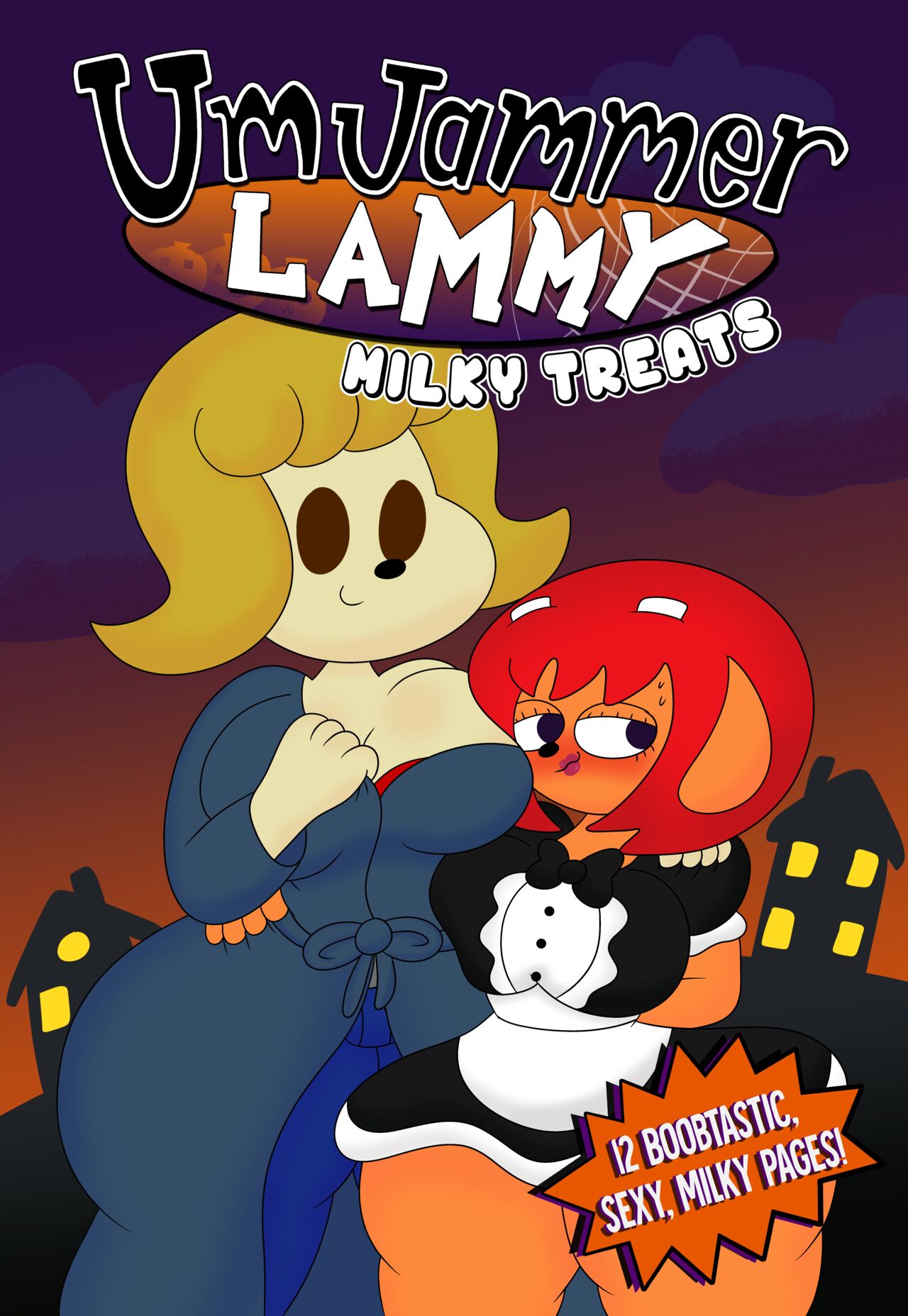 3barts big_breasts comic halloween lammy_lamb lesbian maid mama_parappa parappa_the_rapper playstation sony sony_corporation sony_interactive_entertainment um_jammer_lammy yuri