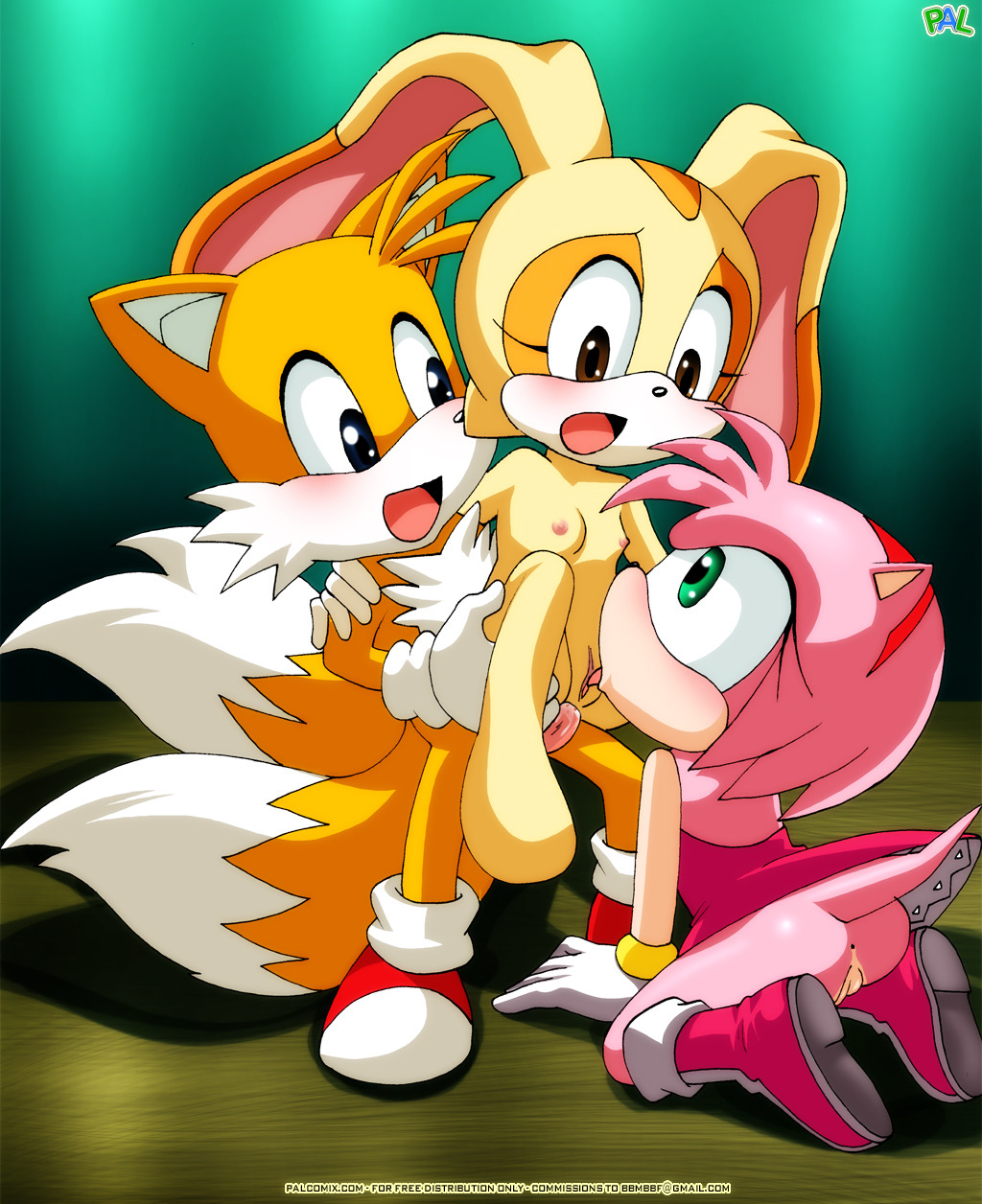 3some amy_rose anal anal_sex bisexual bisexual_(female) cream_the_rabbit cunnilingus dress flat_chest licking licking_pussy oral_sex palcomix sonic_(series) sonic_the_hedgehog_(series) tails tails_the_fox threesome young